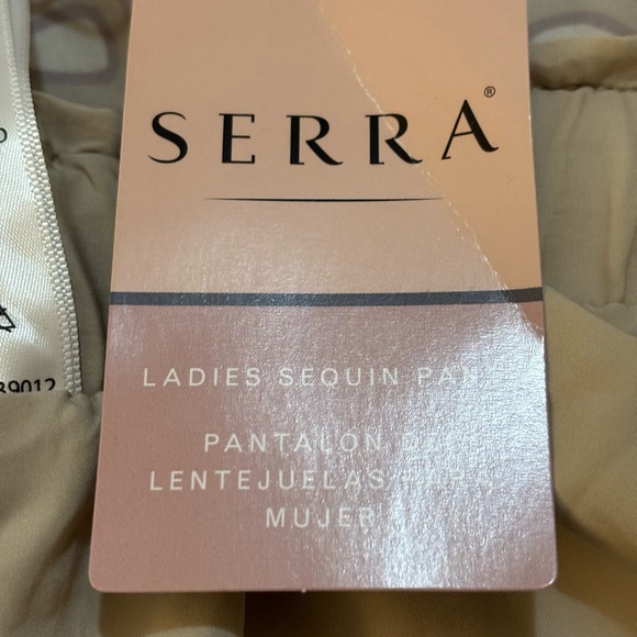 Serra Gold Sequin Wide Leg Pants - Picture 4 of 6